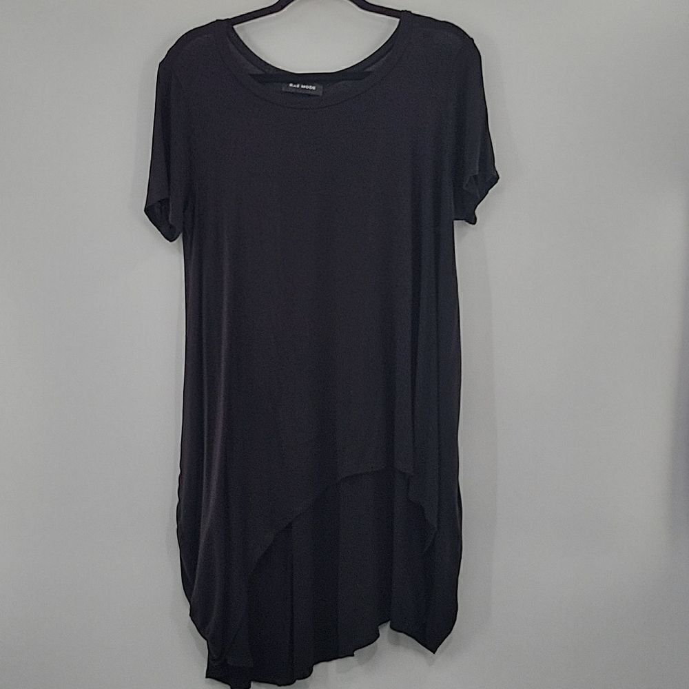 3For$20 Rae Mode Black T-Shirt Black Dress Size Medium